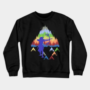 Colorful Horizon Crewneck Sweatshirt